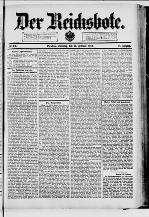 Der Reichsbote vom 13.02.1910