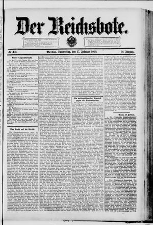 Der Reichsbote on Feb 17, 1910
