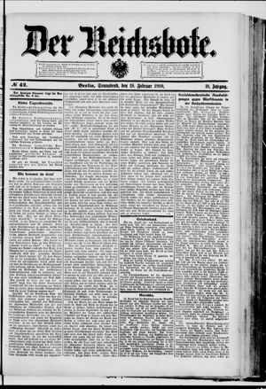 Der Reichsbote on Feb 19, 1910