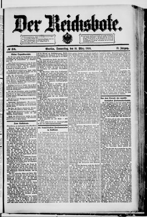 Der Reichsbote on Mar 10, 1910