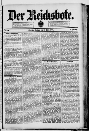 Der Reichsbote vom 11.03.1910