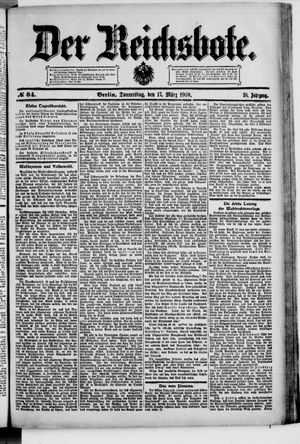 Der Reichsbote vom 17.03.1910