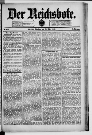 Der Reichsbote on Mar 22, 1910