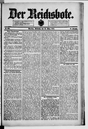 Der Reichsbote on Mar 23, 1910