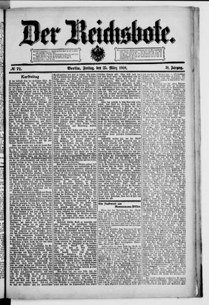 Der Reichsbote vom 25.03.1910