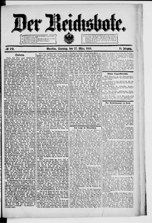 Der Reichsbote on Mar 27, 1910
