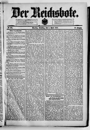 Der Reichsbote vom 05.04.1910