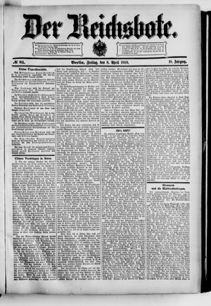 Der Reichsbote vom 08.04.1910