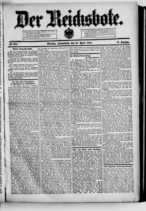Der Reichsbote vom 16.04.1910