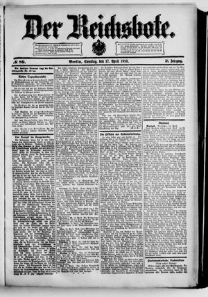 Der Reichsbote vom 17.04.1910