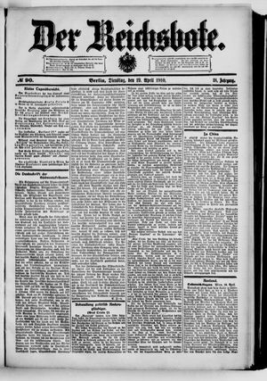 Der Reichsbote vom 19.04.1910