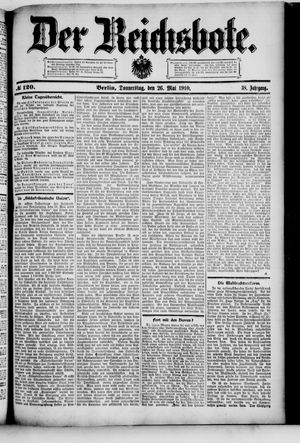 Der Reichsbote vom 26.05.1910