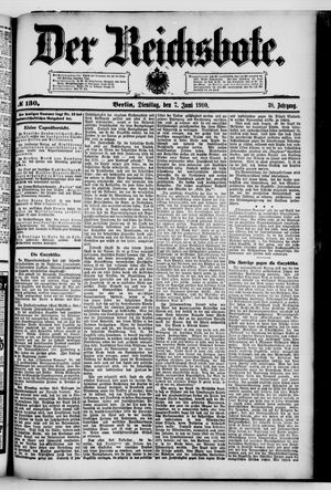 Der Reichsbote vom 07.06.1910