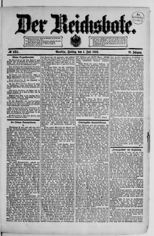 Der Reichsbote vom 01.07.1910