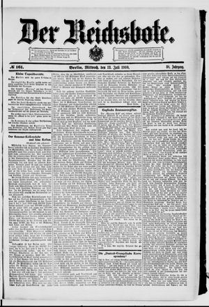 Der Reichsbote vom 13.07.1910