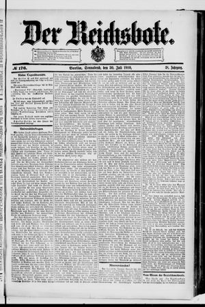 Der Reichsbote vom 30.07.1910