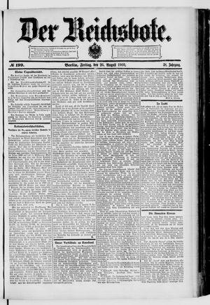 Der Reichsbote vom 26.08.1910