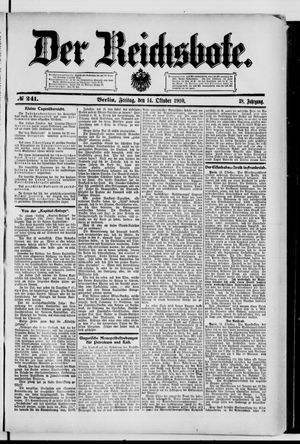 Der Reichsbote vom 14.10.1910