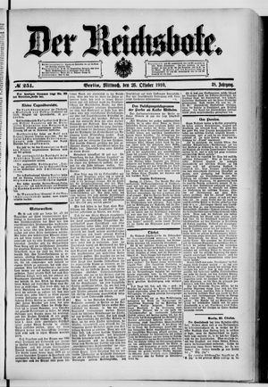 Der Reichsbote vom 26.10.1910