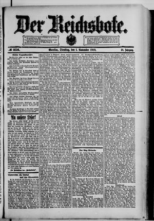 Der Reichsbote vom 01.11.1910