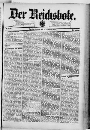 Der Reichsbote vom 18.11.1910