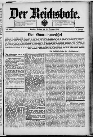 Der Reichsbote vom 16.12.1910