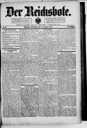 Der Reichsbote vom 11.01.1911
