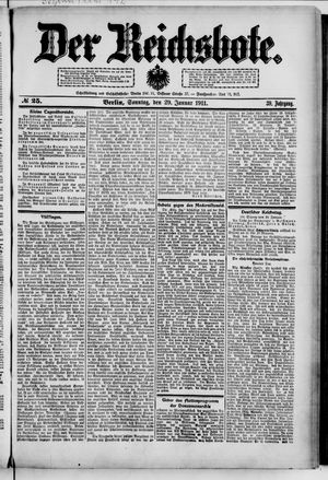 Der Reichsbote on Jan 29, 1911