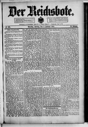 Der Reichsbote vom 03.02.1911