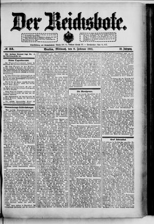 Der Reichsbote vom 08.02.1911