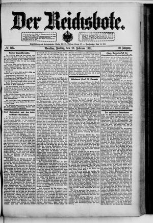 Der Reichsbote vom 10.02.1911