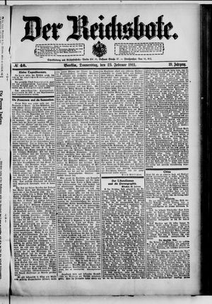 Der Reichsbote vom 23.02.1911