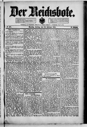 Der Reichsbote on Feb 24, 1911