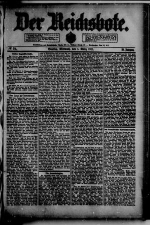 Der Reichsbote vom 01.03.1911