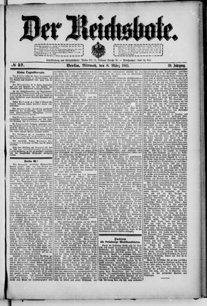 Der Reichsbote vom 08.03.1911