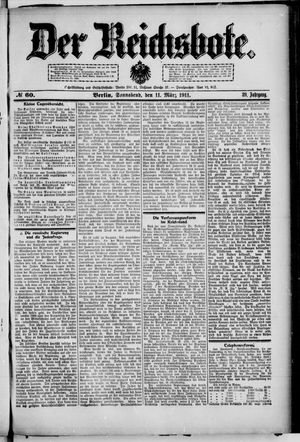 Der Reichsbote vom 11.03.1911