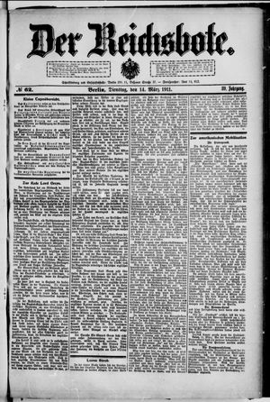 Der Reichsbote vom 14.03.1911