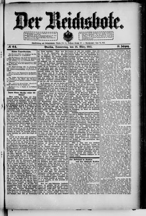 Der Reichsbote vom 16.03.1911