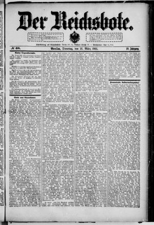 Der Reichsbote on Mar 21, 1911