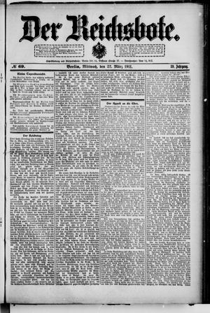 Der Reichsbote vom 22.03.1911