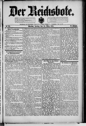 Der Reichsbote on Mar 24, 1911