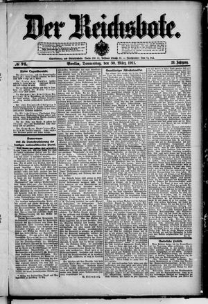 Der Reichsbote vom 30.03.1911