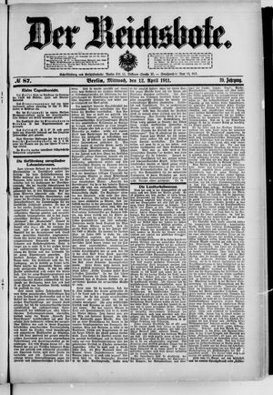 Der Reichsbote on Apr 12, 1911