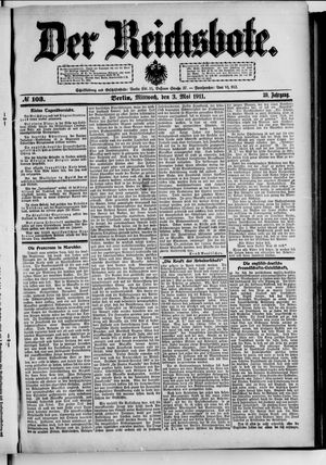 Der Reichsbote vom 03.05.1911