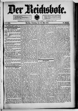 Der Reichsbote vom 23.05.1911