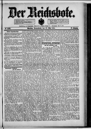 Der Reichsbote vom 27.05.1911