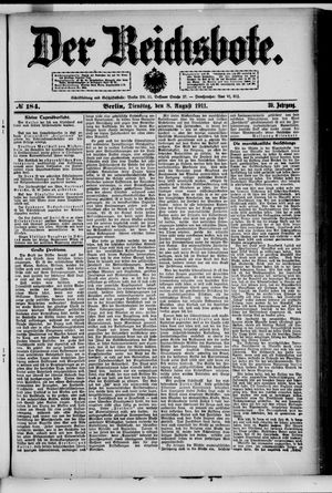 Der Reichsbote vom 08.08.1911