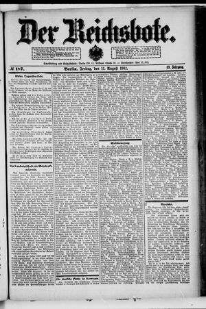 Der Reichsbote vom 11.08.1911