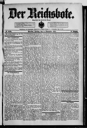 Der Reichsbote vom 03.11.1911