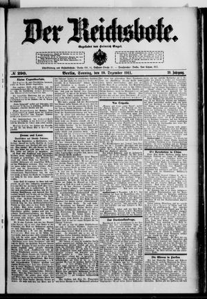 Der Reichsbote vom 10.12.1911